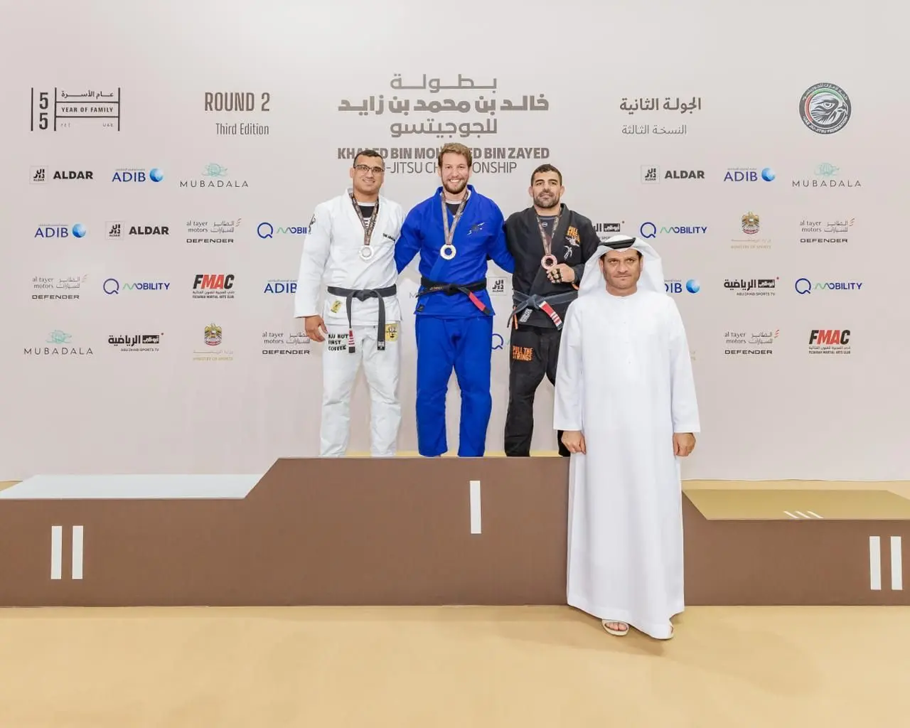 Baniyas leads on opening day of Khaled bin Mohamed bin Zayed Jiu-Jitsu Championship Round 2 in Fujairah