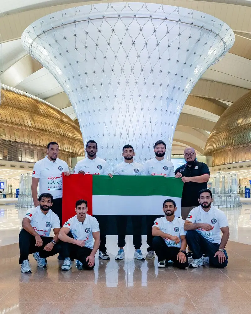 UAE Jiu-Jitsu National Team departs for 6th Asian Beach Games in China